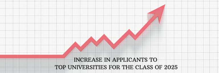 Increase in Applicants to top universities for the class of 2025
