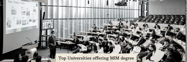 Top Universities offering MIM degree