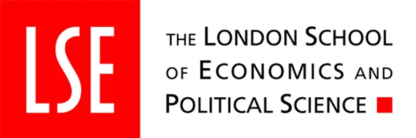 The London School of Economics and Political Science, featuring its distinctive building and a bustling student environment.